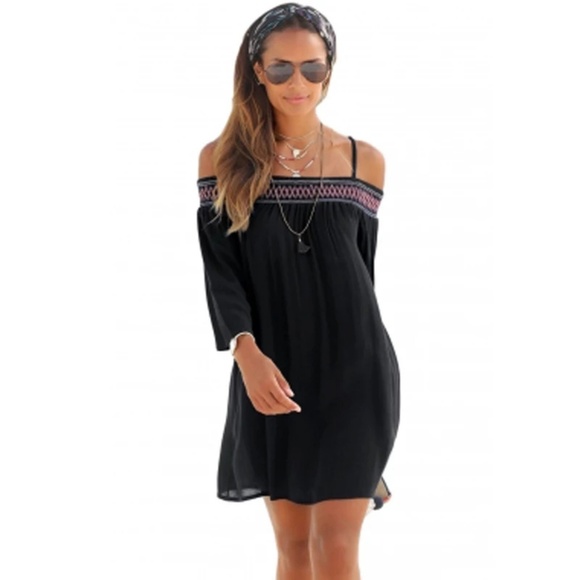 PLUS SIZE BEACH DRESS COVERUP - Picture 3 of 4